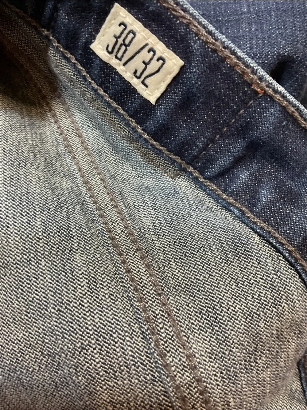 Flag & Anthem Men’s Denim Jeans Size 38/32 Nashville Straight Bennington Wash Da